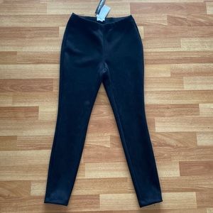 NWT Catherine Malandrino Suede Leggings, Size PP